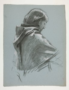 Étude de figure pour le roi Arthur - Edwin Austin Abbey