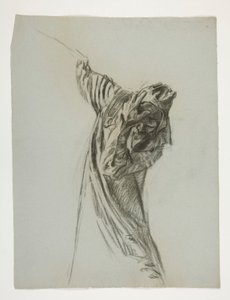 Étude de figure pour le roi Arthur - Edwin Austin Abbey