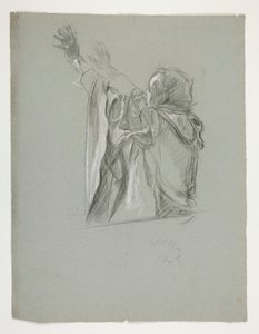 Étude de figure pour le roi Arthur
