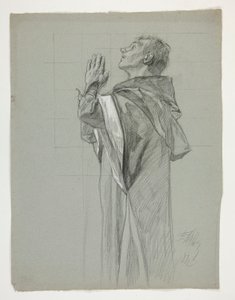 Étude de figure pour le roi Arthur