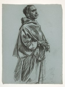 Étude de figure pour le roi Arthur - Edwin Austin Abbey