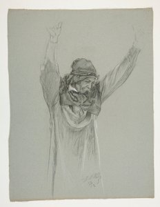 Étude de figure pour le roi Arthur