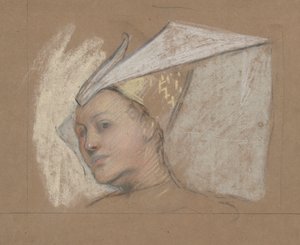 Tête de Lady Anne, de Richard III - Edwin Austin Abbey