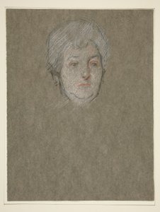 Tête de femme âgée pour le couronnement d