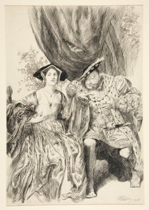 Henry et Anne Boleyn. Roi Henry :