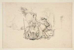 Illustration pour - Edwin Austin Abbey