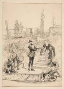 Illustration pour - Edwin Austin Abbey