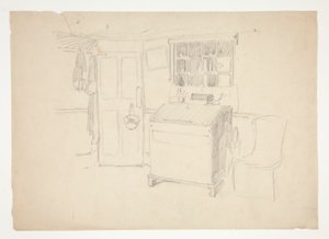 Étude intérieure - Edwin Austin Abbey