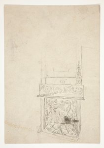 Étude intérieure de cheminée - Edwin Austin Abbey