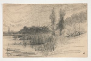 Paysage au bord de l