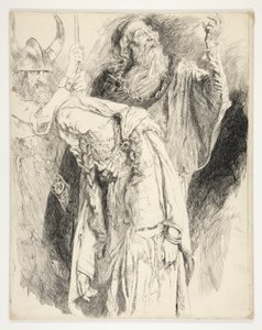 Lear avec Cordelia morte dans ses bras, Acte V, Scène iii, Le Roi Lear - Edwin Austin Abbey