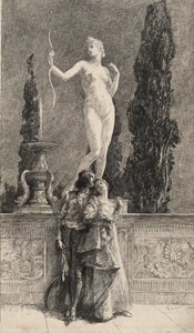 Lorenzo et Jessica - Edwin Austin Abbey