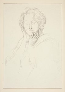 Portrait de Mme Abbey - Edwin Austin Abbey