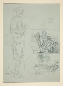 Feuille de croquis - Edwin Austin Abbey
