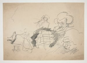 Feuille de croquis - Edwin Austin Abbey