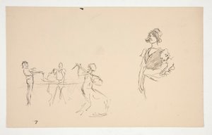 Feuille de croquis - Edwin Austin Abbey