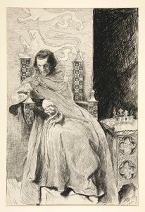 Esquisse pour le Roi Jean, de King John - Edwin Austin Abbey