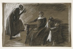 Croquis pour une pièce de Shakespeare non identifiée