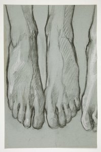 Esquisse de trois pieds (recto) ; Esquisse d