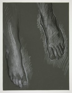 Esquisse de deux pieds