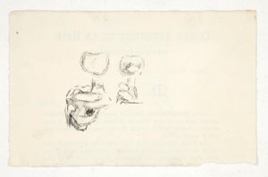 Croquis de mains tenant des verres de vin - Edwin Austin Abbey