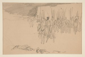 Soldat à cheval (illustration non identifiée)