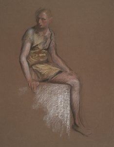 Étude pour - Edwin Austin Abbey