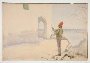 Étude pour - Edwin Austin Abbey