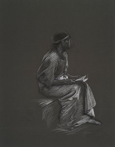 Étude pour - Edwin Austin Abbey