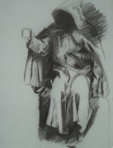 Étude pour - Edwin Austin Abbey