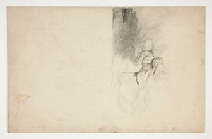 Étude pour Mariana, de Mesure pour Mesure - Edwin Austin Abbey
