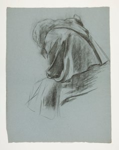 Étude pour Le Départ, de La Quête du Saint Graal (une série de quinze peintures pour la Bibliothèque publique de Boston, achevée en 1901)