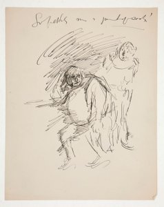 Étude pour une pièce de Shakespeare non identifiée, possiblement Falstaff