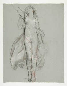 Étude pour la figure centrale - Edwin Austin Abbey