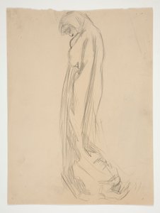 Étude pour la figure de 22h - Edwin Austin Abbey