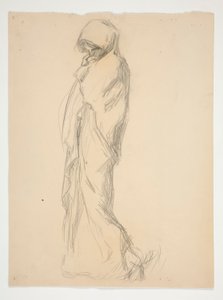 Étude pour la figure de 23h (?) - Edwin Austin Abbey