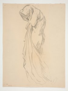 Étude pour la figure de minuit - Edwin Austin Abbey