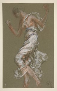 Étude pour figure de 13h - Edwin Austin Abbey