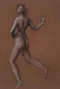 Étude pour la figure de 14h - Edwin Austin Abbey