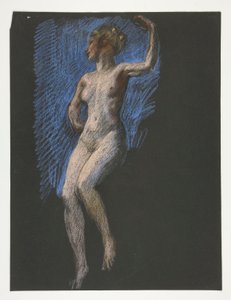 Étude pour la figure de 16h - Edwin Austin Abbey