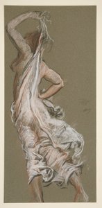 Étude pour la figure de 17h - Edwin Austin Abbey