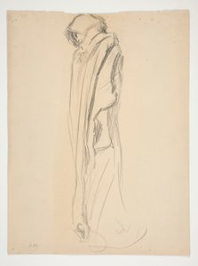 Étude pour la figure de 21h - Edwin Austin Abbey