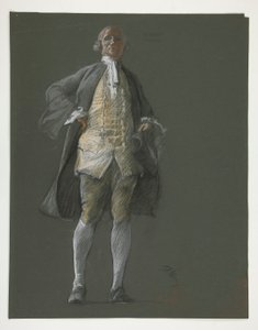 Étude pour figure du représentant Robert Morris - Edwin Austin Abbey