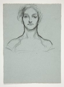 Étude pour pastel : Portrait d