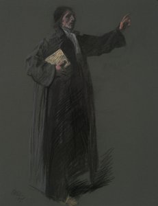 Étude pour la figure de Johann Kelpius - Edwin Austin Abbey