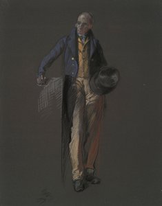 Étude pour la figure de Stephan Girard - Edwin Austin Abbey