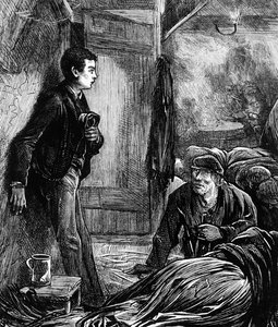 Un dortoir de Londres - Edwin Buckman