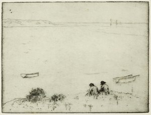 Esquisse au bord de la mer - Edwin Butler Bayliss