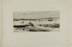 Bateaux dans un port - Edwin Edwards