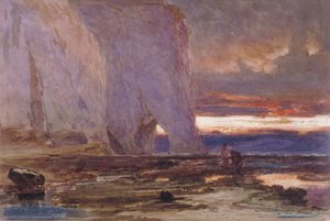 Plage et falaises, 19ème siècle